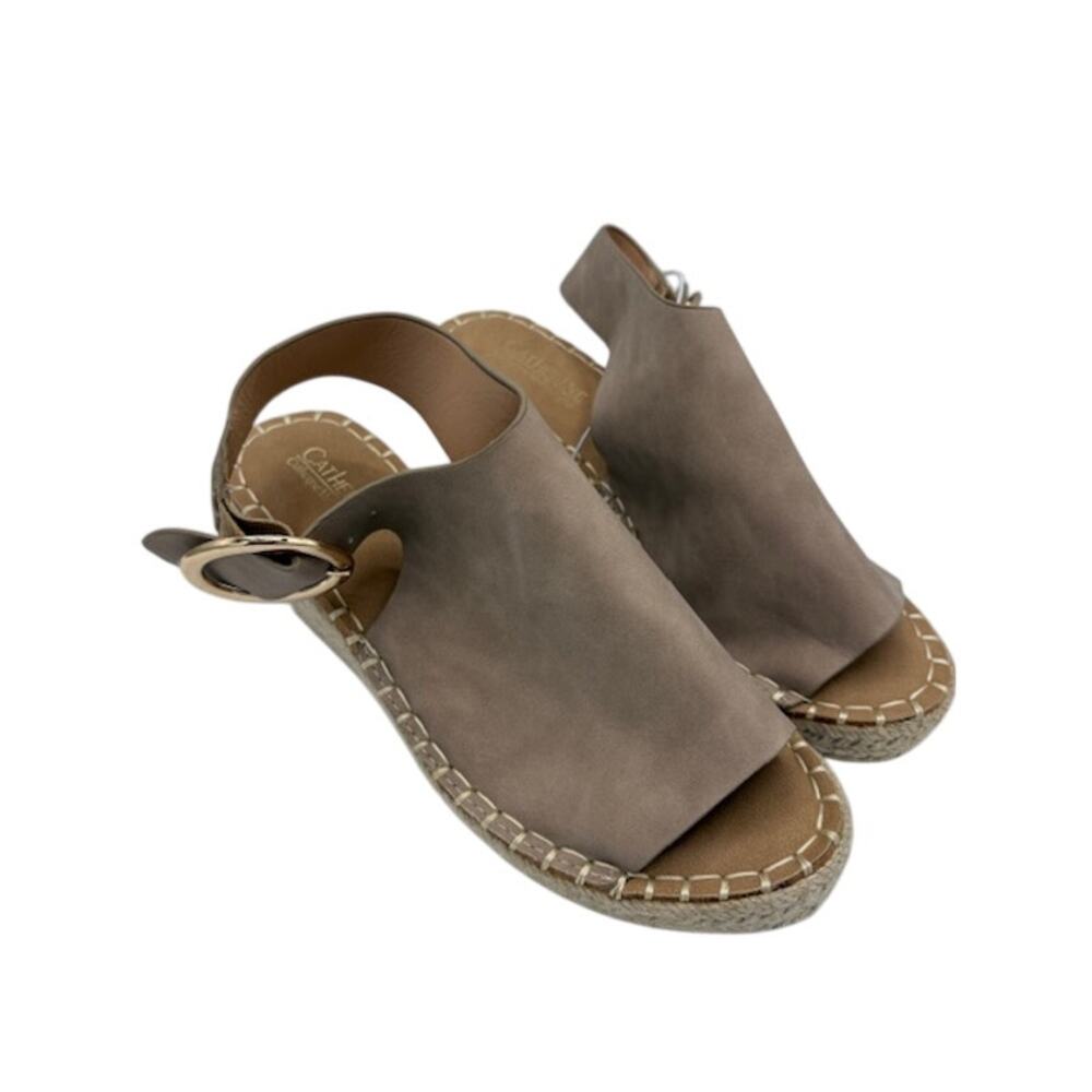 Catherine Malandrino Espadrille Wedge Sandals Size 6.5 New
